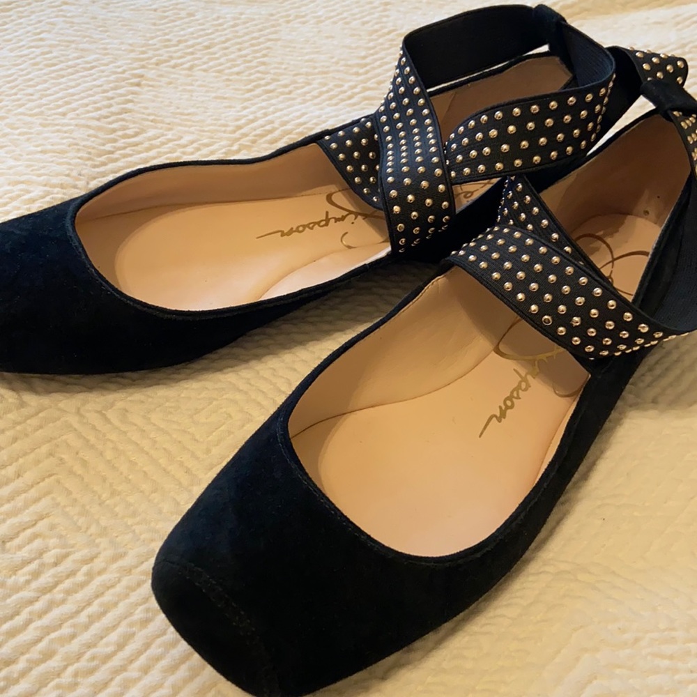 Jessica Simpson Suede Ballet Flats
